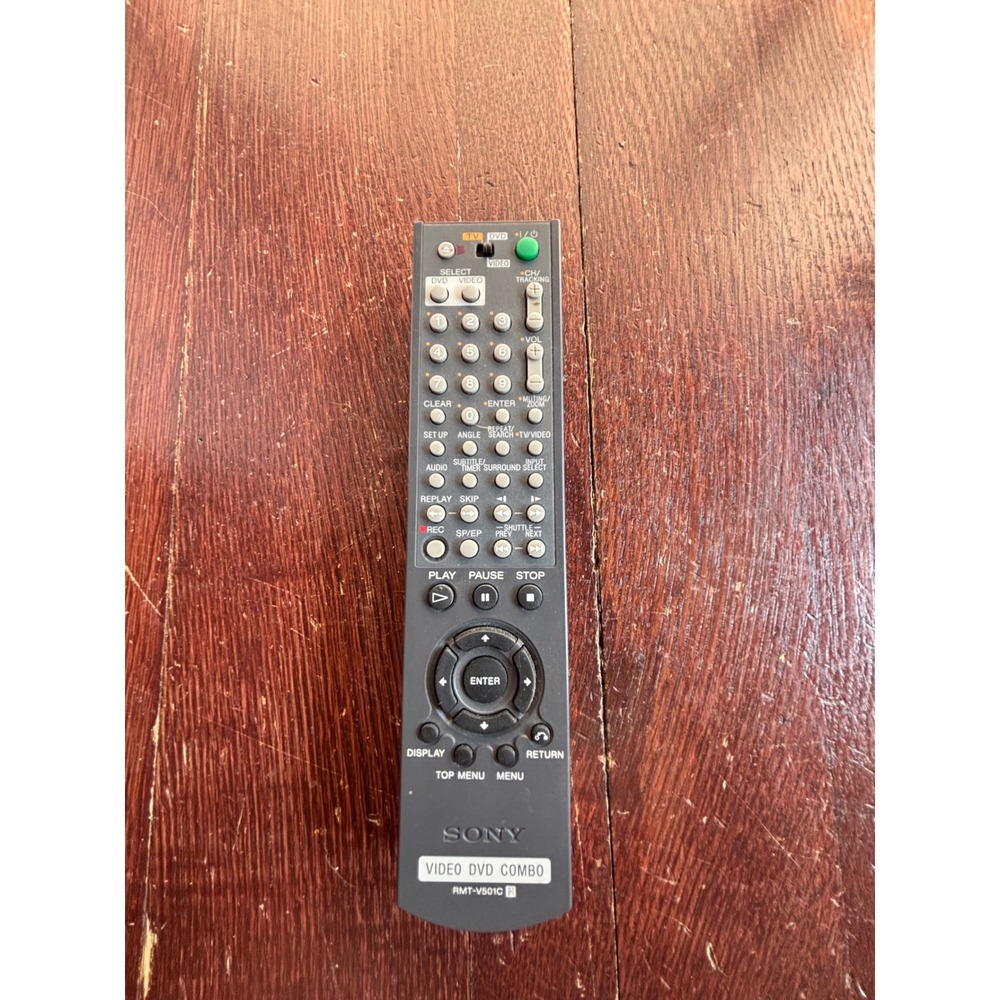Sony RMT-V501C Remote Control for Video DVD‎ Combo Player Black OEM Replacement